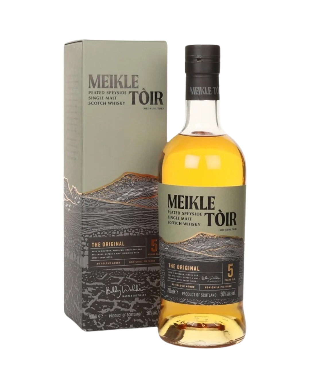 IMG-3987 Meikle Toir The Original 5 Year Old Peated Single Malt Scotch Whisky 700ml - Image 1