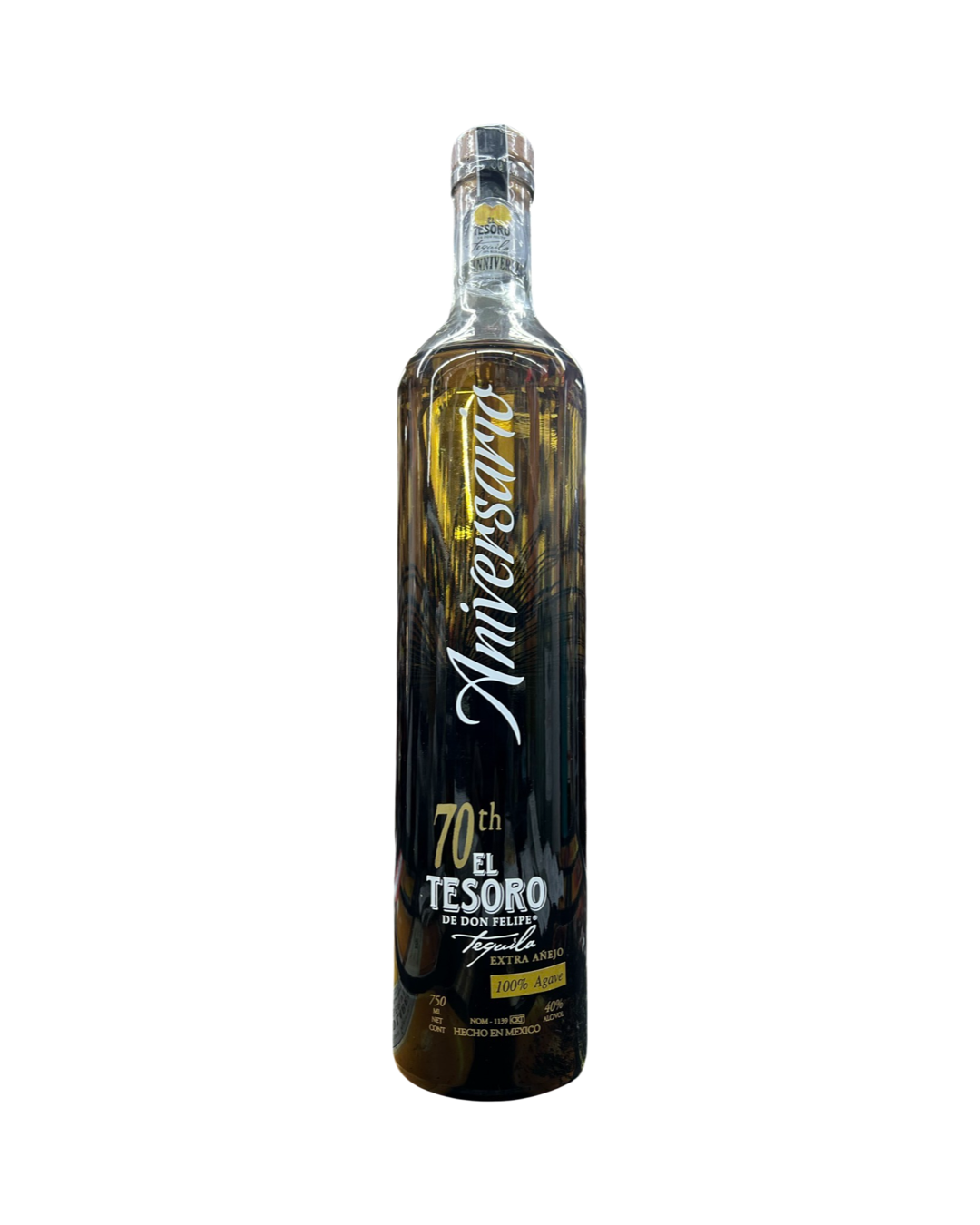 IMG-4028 El Tesoro de Don Felipe 70th Aniversario Extra Anejo Tequila 750ml - Image 1