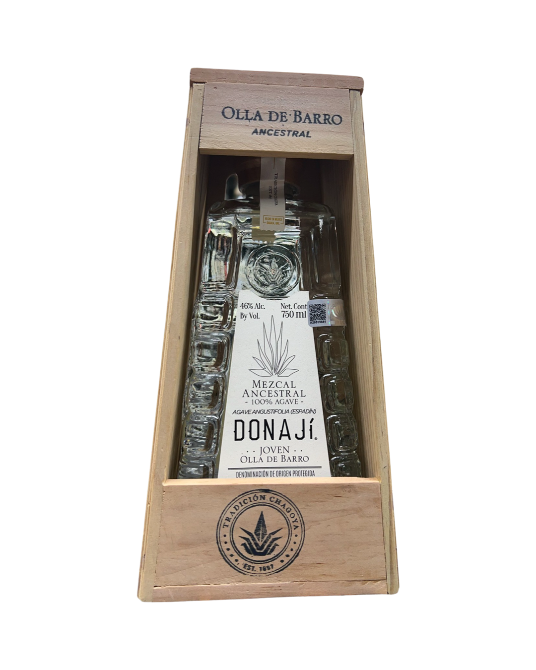 IMG-4128 Tradicion Chagoya Donaji Mezcal Joven Mexicano 750ml - Image 1