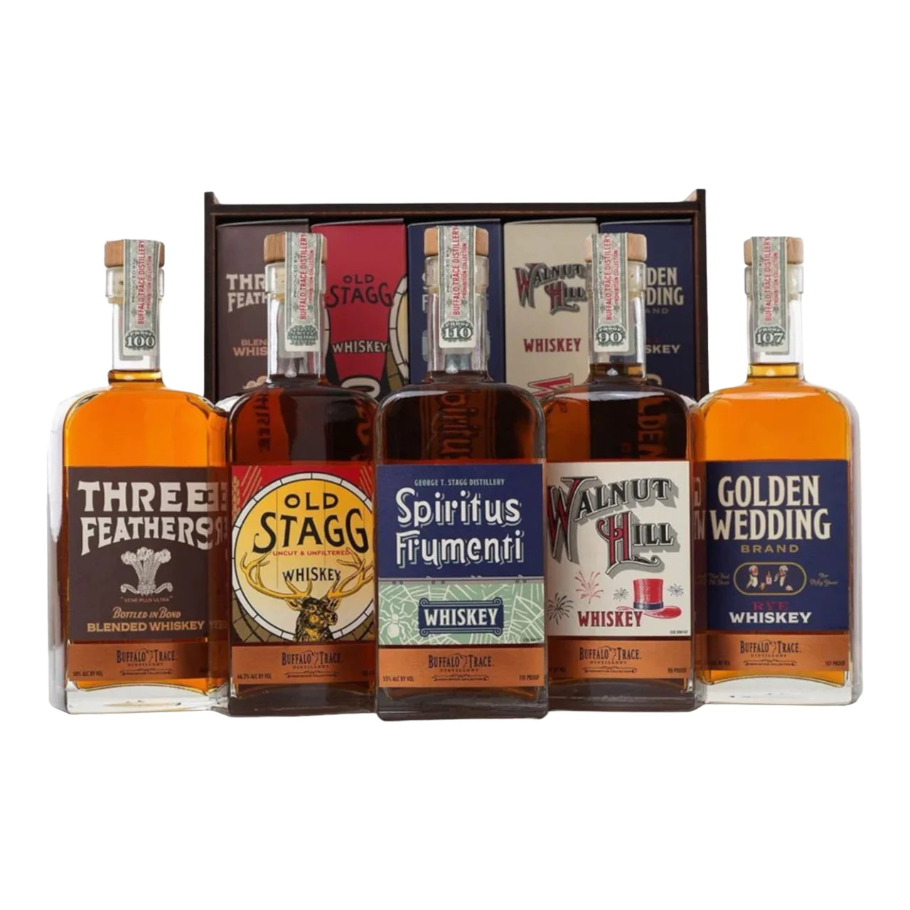 IMG-4527 Buffalo Trace Prohibition Collection Bundle 375ml 5-Pack - Image 1