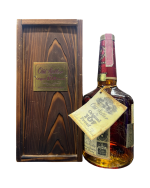 Old Weller Original 107 Proof Gold Vein 1985 With Wooden Box - Image 2