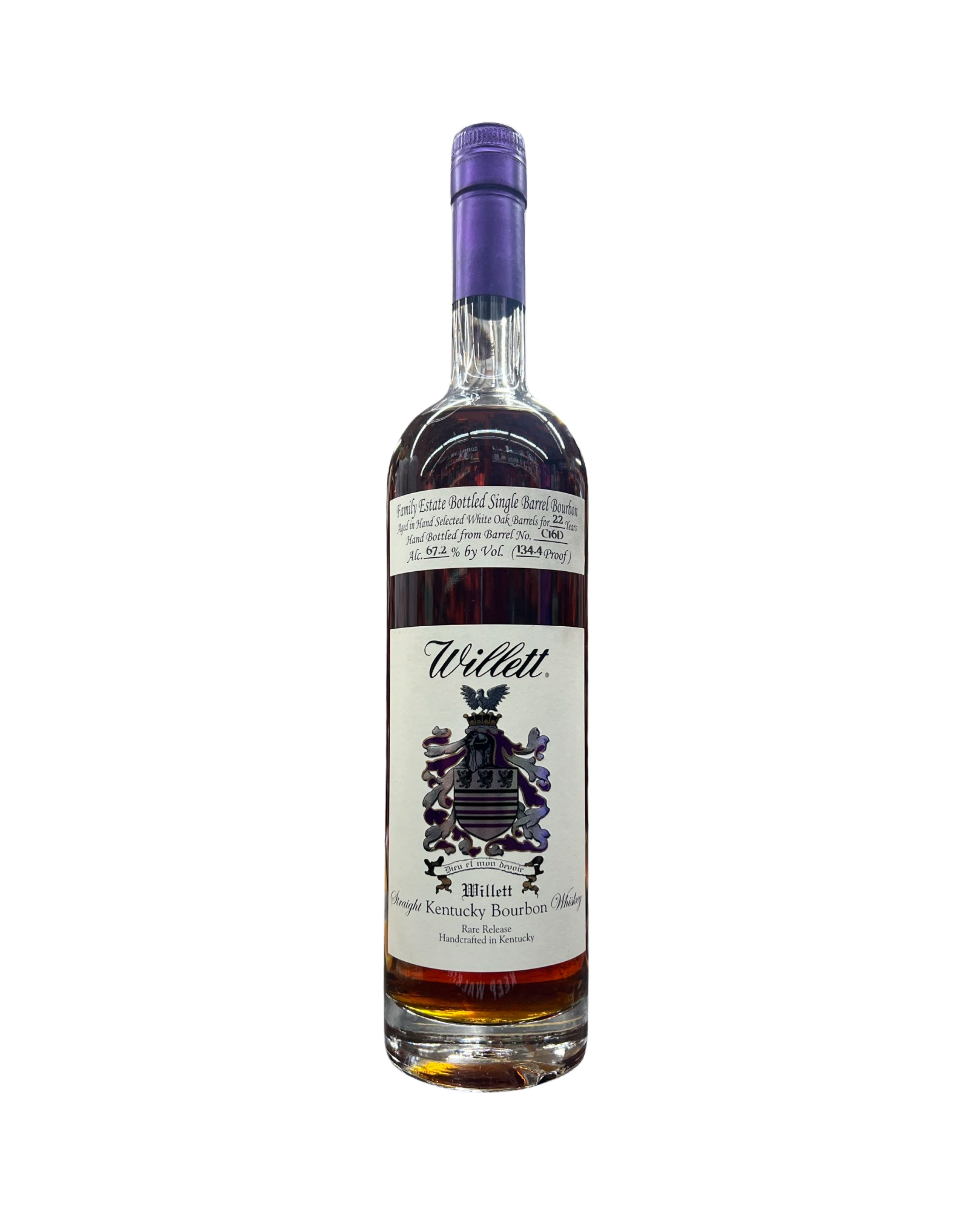 IMG-5025 Willett Family Estate Bottled Single Barrel 22 Year Old Barrel No. C16D Kentucky Straight Bourbon Whiskey - Image 1