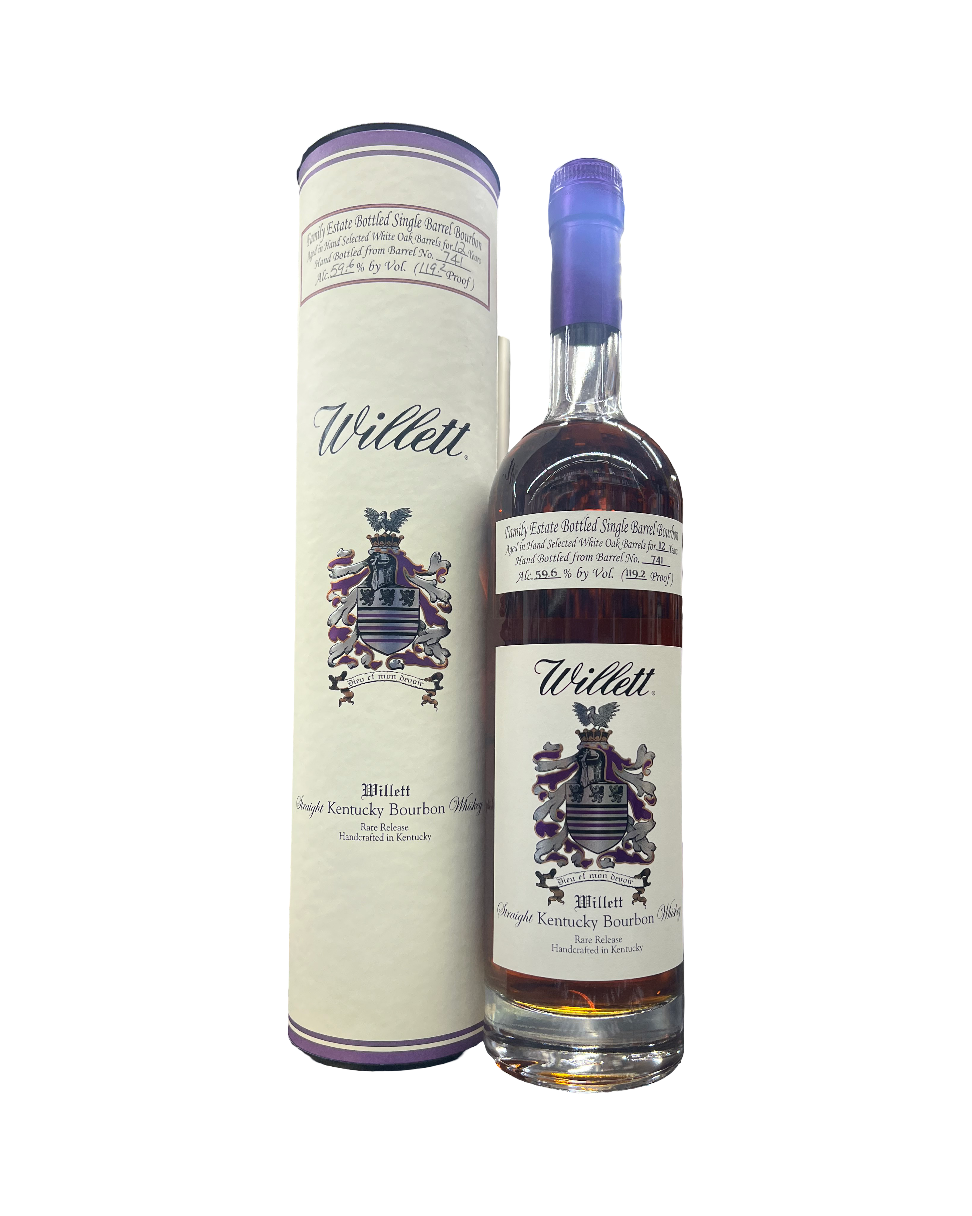 IMG-5063 Willett Family Estate Bottled Single Barrel 12 Year Old Barrel No. 741 Kentucky Straight Bourbon Whiskey - Image 1