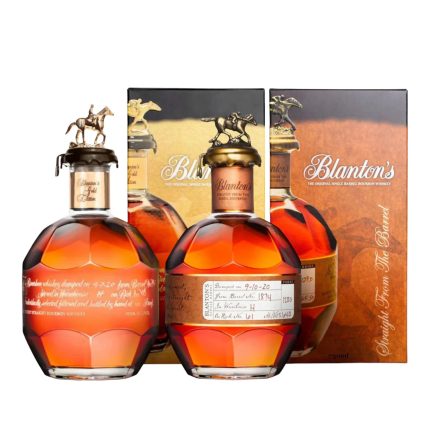Blanton’s Gold Edition & Straight From The Barrel Bundle 750ml 2-Pack