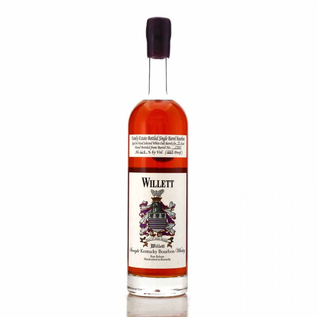 IMG-5461 Willett Family Estate Bottled Mike's Whiskeyhandel Hand Selected Single Barrel 9 Year Old Barrel No. 1545 Kentucky Straight Bourbon Whiskey - Image 1