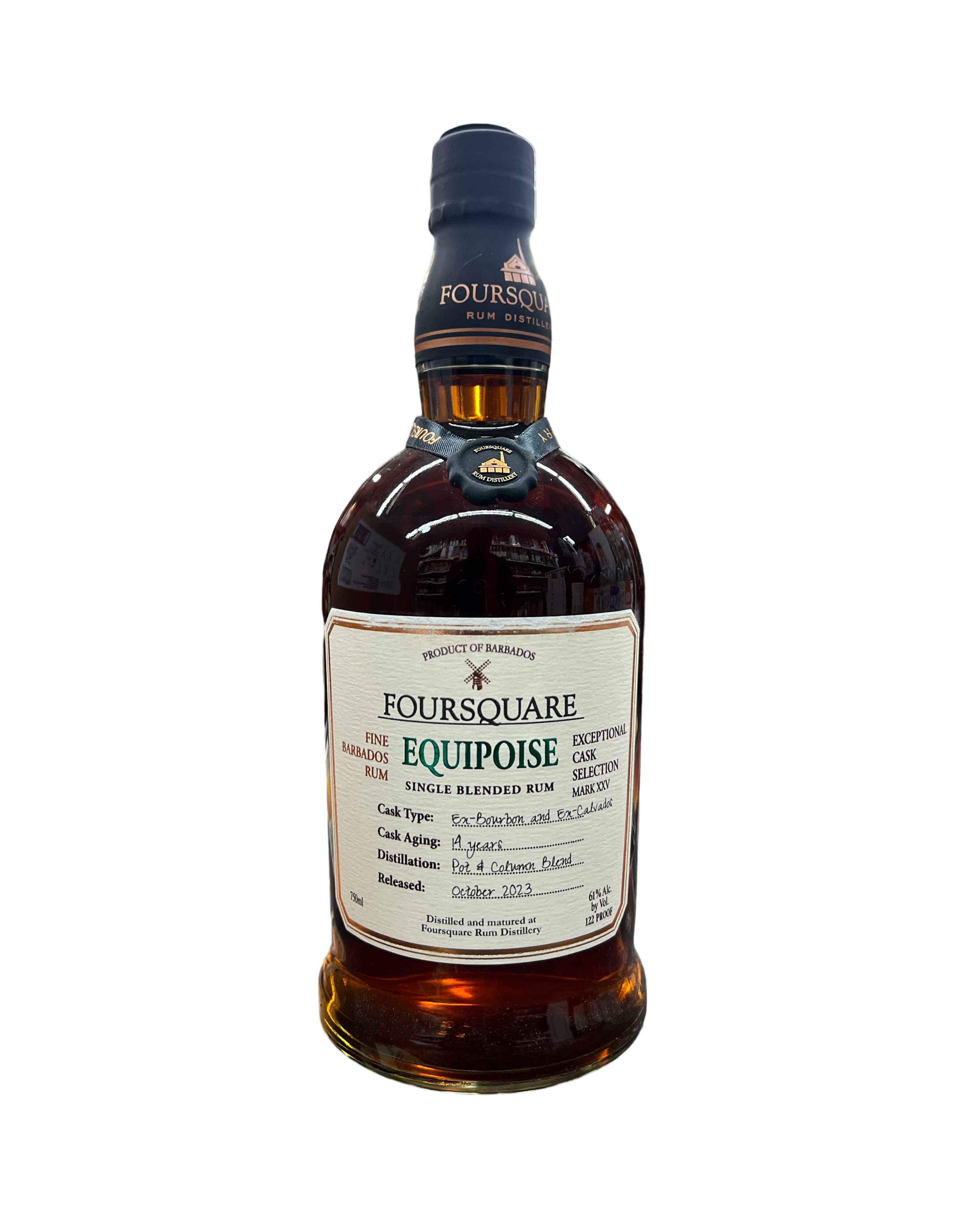 IMG-5726 Foursquare Mark XXV Equipoise 14 Years Single Blended Rum 750ml - Image 1