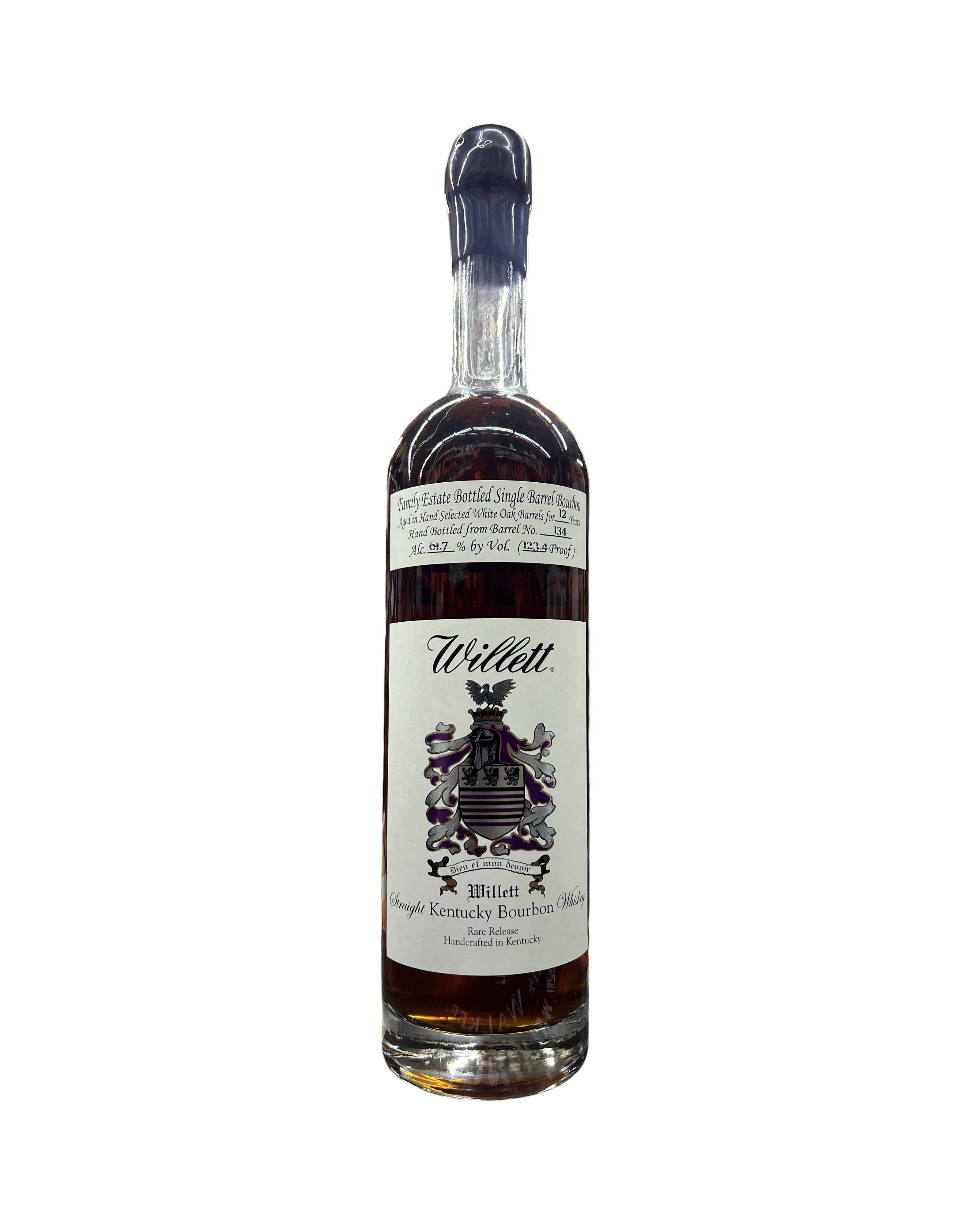 IMG-5761 Willett Family Estate Bottled Single Barrel 12 Year Old Barrel No. 134 Wax Top Kentucky Straight Bourbon Whiskey - Image 1
