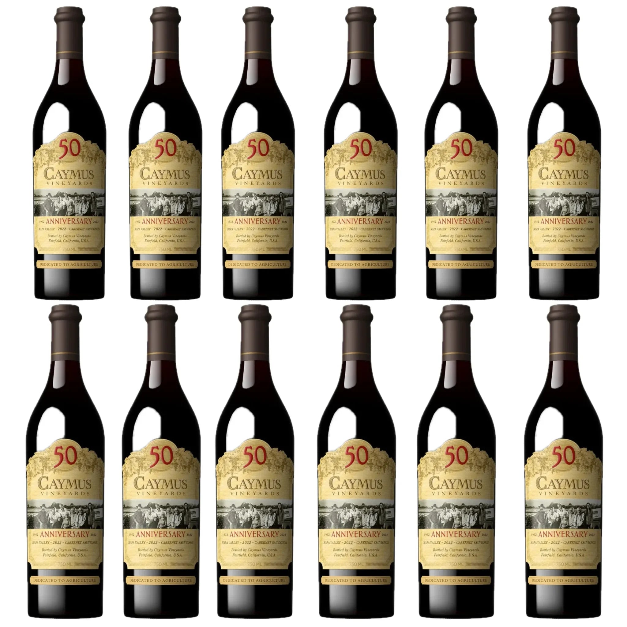 IMG-6159 2022 Caymus Napa Valley 50th Anniversary Cabernet Sauvignon Bundle 750ml 12-Pack - Image 1