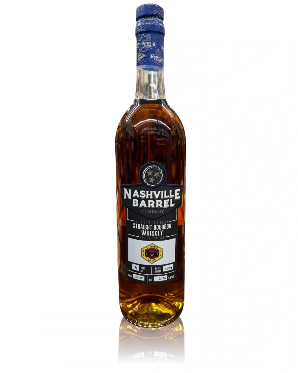 Nashville_8_Year_Old_Single_Barrel_EL_Cerrito_Liquor_Store_Pick_Kentucky_Straight_Bourbon_Whiskey_750ml Nashville 8 Year Old Single Barrel EL Cerrito Liquor Store Pick Kentucky Straight Bourbon Whiskey 750ml - Image 1