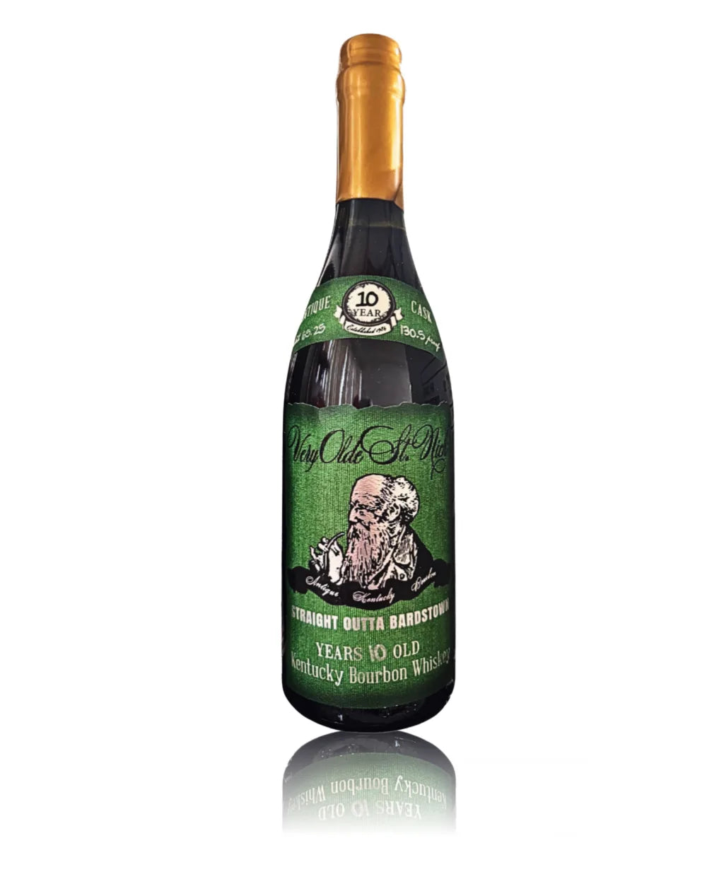 Very_Olde_St._Nick_10Years_Old_Straight_OuttaBardstown_Single_Barrel_El_Cerrito_Liquor_Exclusive_129.4_Proof Very Olde St. Nick 10 Year Old Straight Outta Bardstown Single Barrel El Cerrito Liquor Store Pick Straight Bourbon Whiskey - Image 1