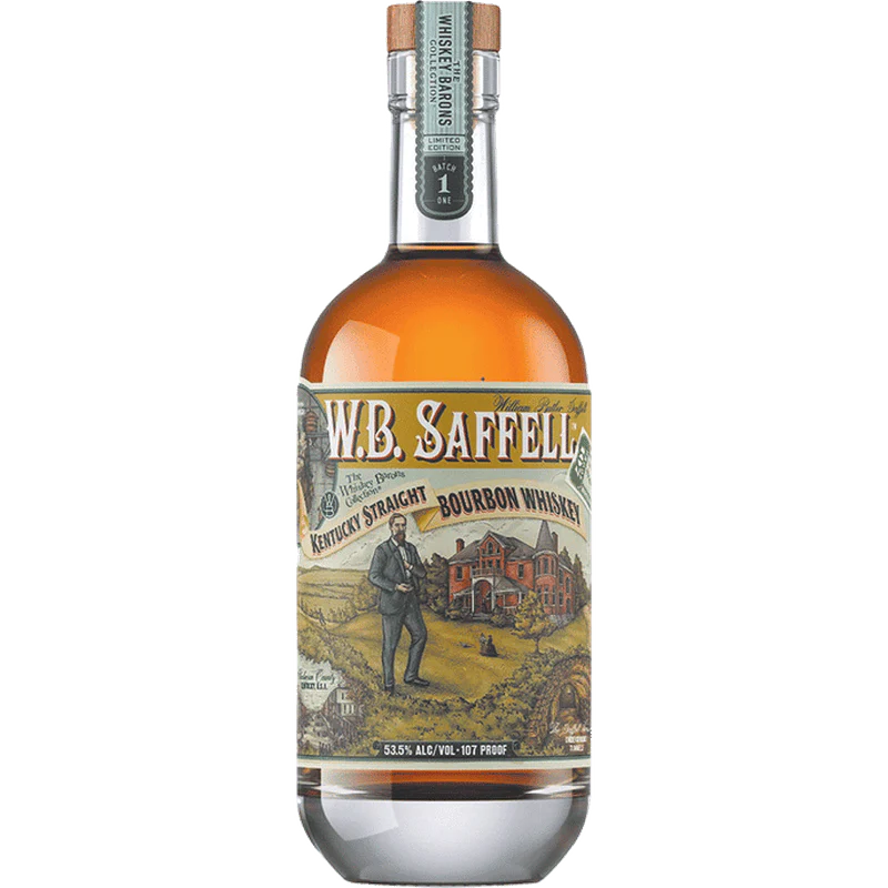 W.B._Saffell_Straight_Bourbon_Whiskey_375ml W.B. Saffell Straight Bourbon Whiskey 375ml - Image 1