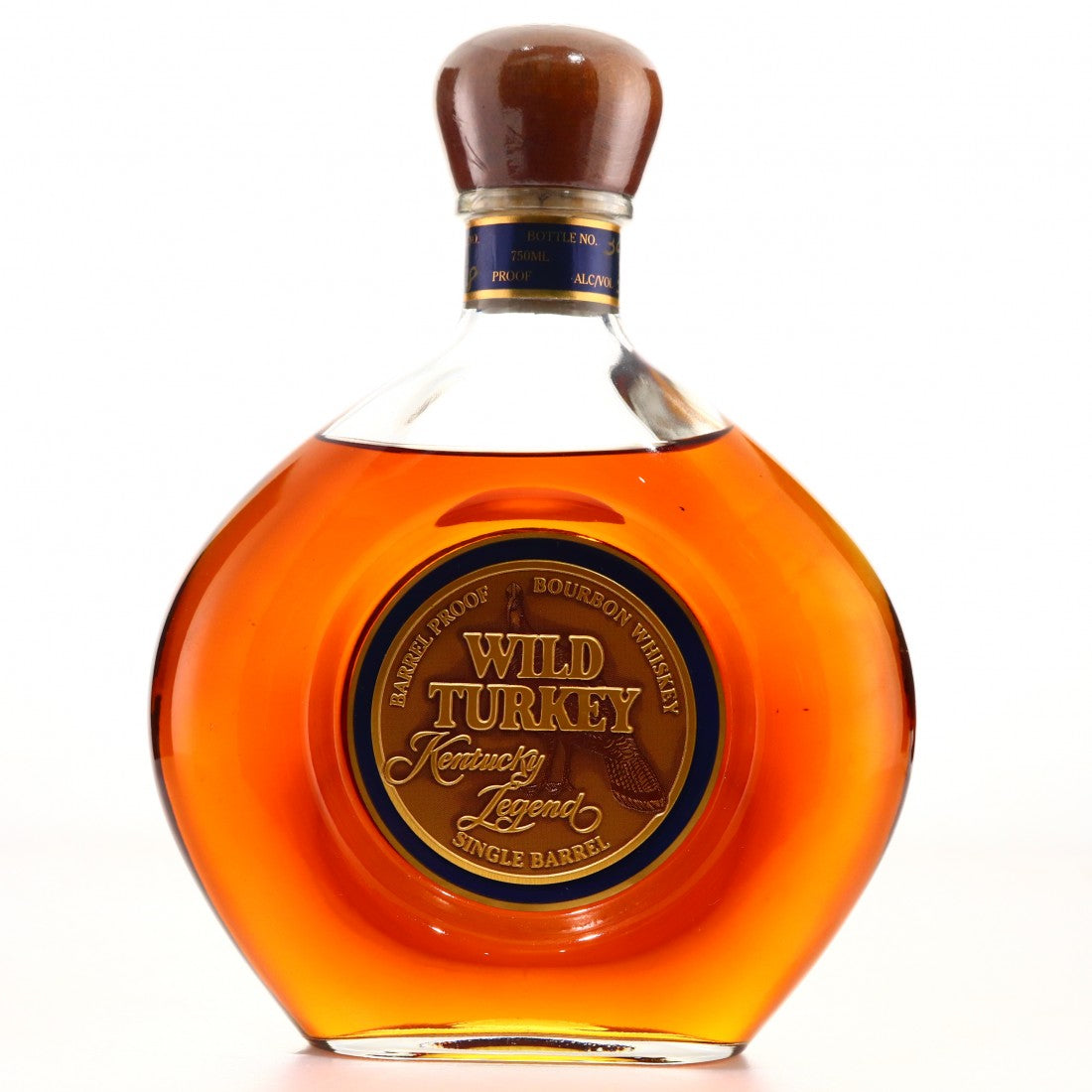 WildTurkey_0cb03d22-cd4f-4ec5-9cf5-f448774e0285 Wild Turkey Single Barrel Kentucky Legend Bourbon Whiskey (Donut) 750ml - Image 1