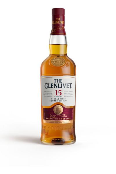 ci-the-glenlivet-15-year-old-french-oak-reserve-2b918a9d332a79cc Glenlivet French Oak Reserve 15 Year Old Single Malt Scotch Whisky 750ml - Image 1