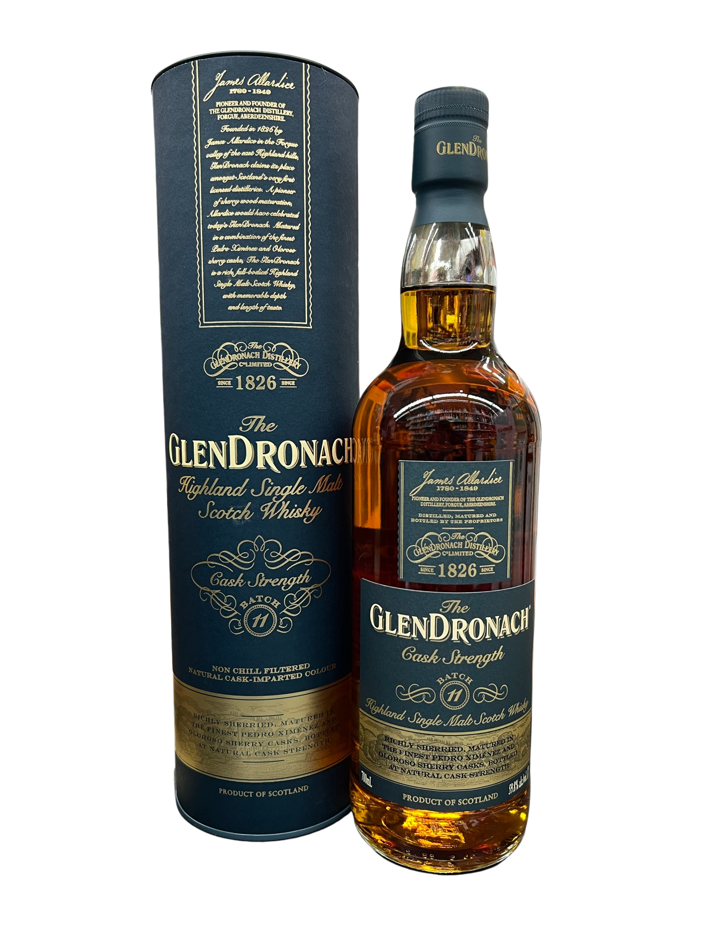 image_0d8e0fc7-9677-4b67-9d98-497300d3ca81 GlenDronach Cask Strength Batch 11 Scotch Whisky 700ml - Image 1