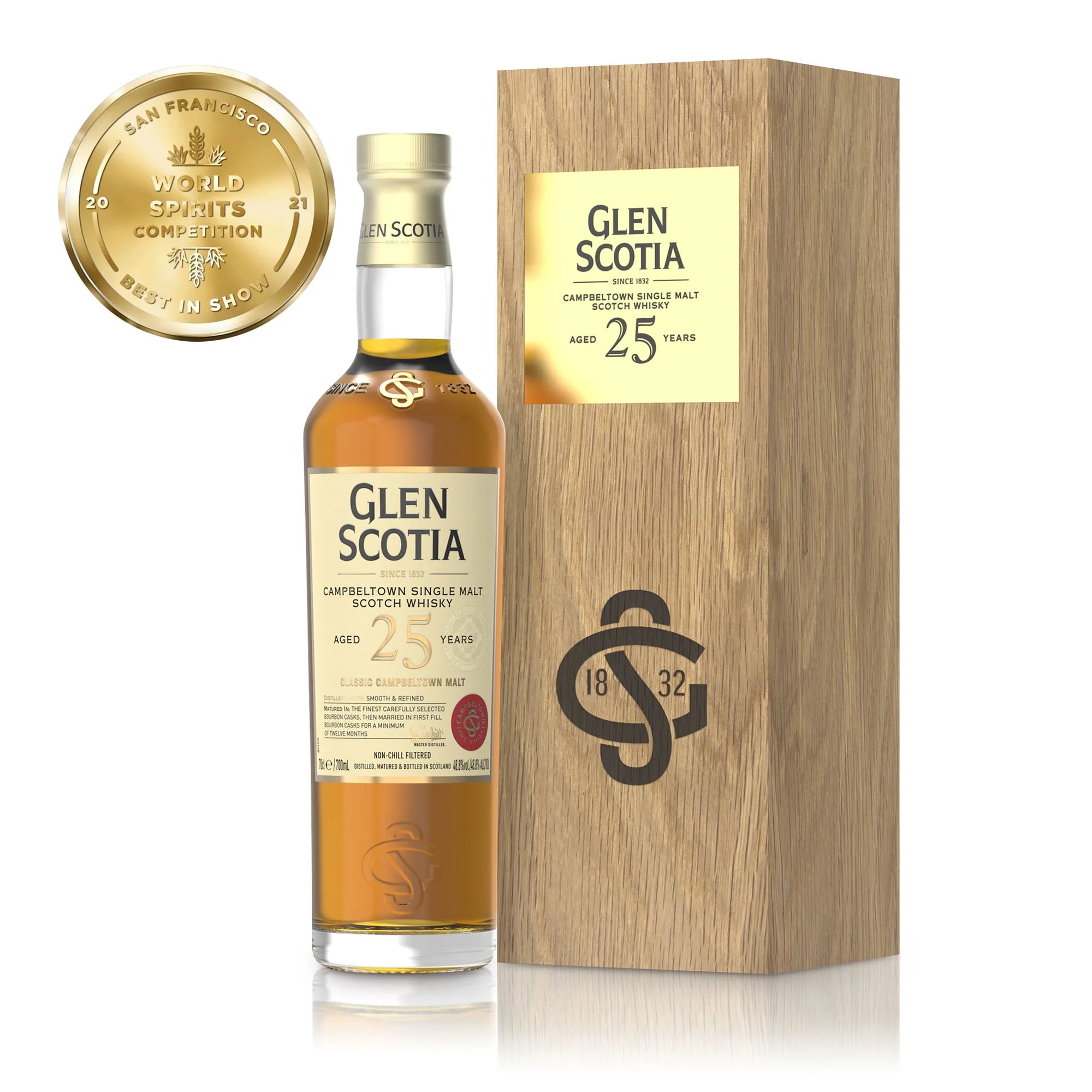 image_0dcac249-2cc4-4dea-94bb-5892a1220f67 Glen Scotia 25 Year Old Single Malt Scotch Whisky 700ml - Image 1