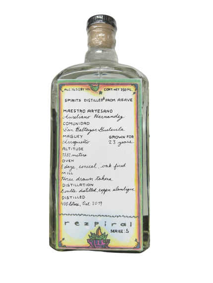 Rezpiral Aureliano Hernandez Martinez Arroqueno Agave Spirit 750ml
