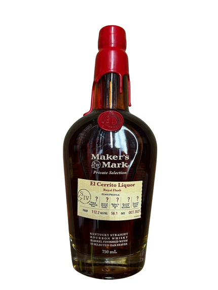 Maker's Mark Private Selection Kentucky Straight Bourbon Whisky El Cerrito Liquor Store Pick 750ml