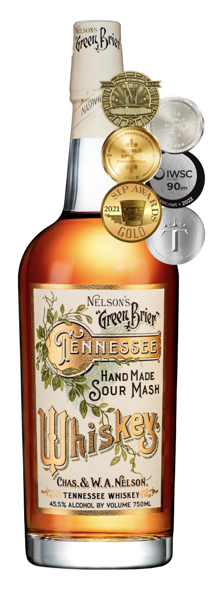 Nelson's Green Brier Tennessee Hand Made Sour Mash Whiskey 750ml