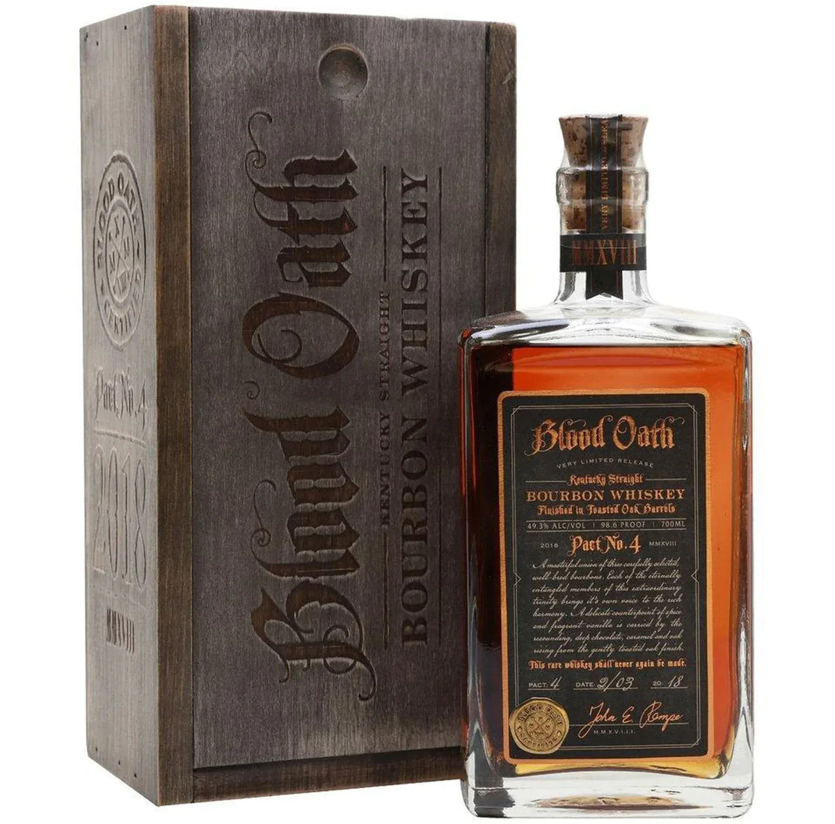 image_3aa8ad11-536d-4d2b-b60a-773863d50b28 Blood Oath Pact No. 4 Kentucky Straight Bourbon Whiskey 750ml - Image 1