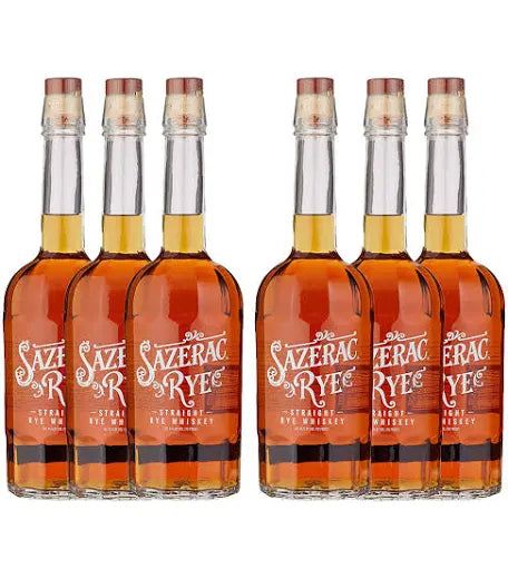 image_3ac0c1c5-f39e-4d15-b484-0007c6952f9d Sazerac Straight Rye Whiskey Full Case Bundle 6-Pack - Image 1