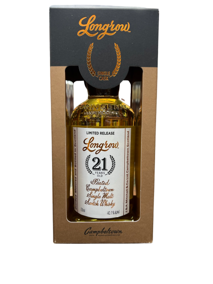 2022 Longrow 21 Year Old Limited Release Single Cask Rum Cask Scotch Whiskey 750ml