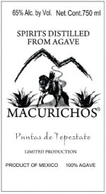 Macurichos Puntas de Tepeztate Agave Spirit 750ml - Image 3