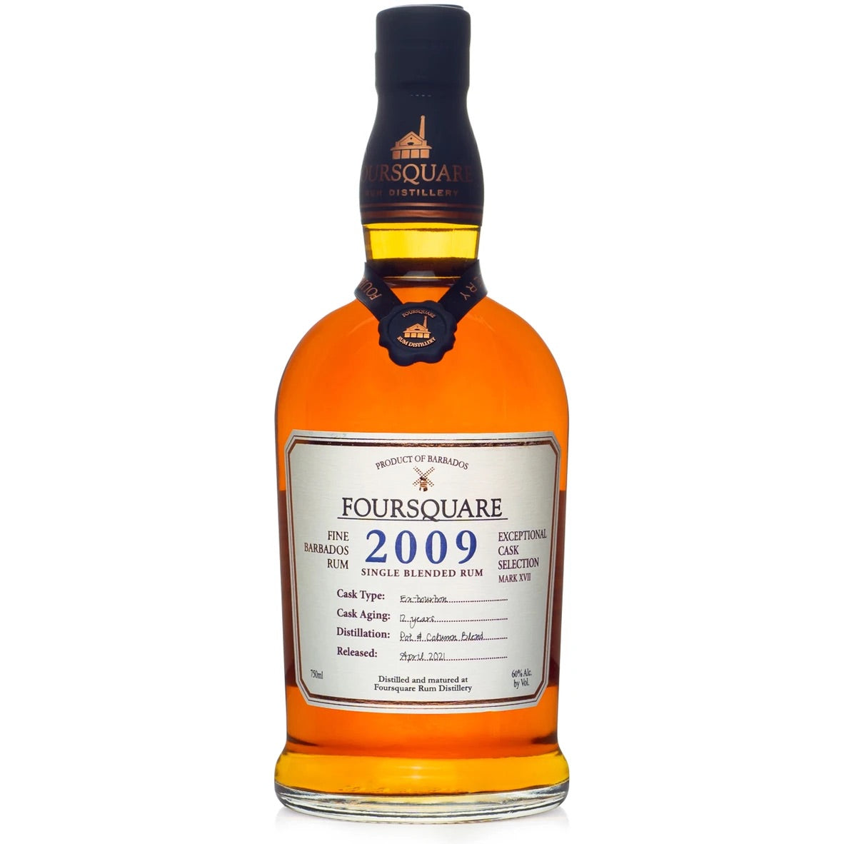 image_462cb8d1-8abe-41c0-b587-a6e6699f91c4 2009 Foursquare Vintage Single Blended Rum 750ml - Image 1