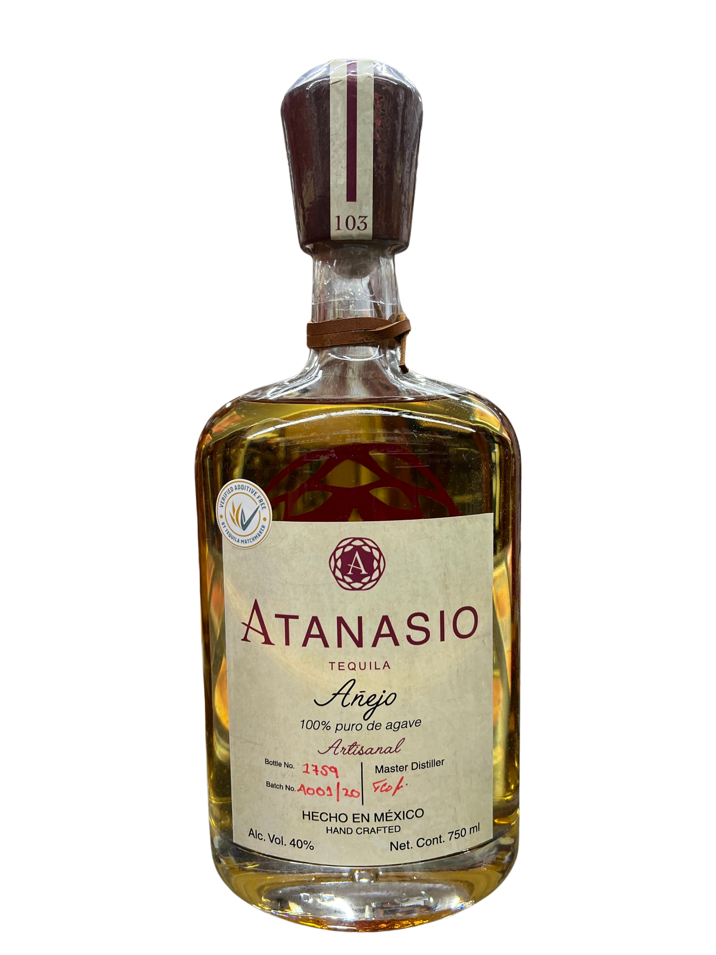 image_56932877-3c41-4b31-87ea-d55e1161a9d3 Atanasio Anejo Tequila 750ml - Image 1