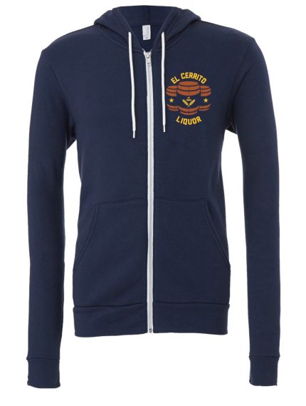 EL Cerrito Liquor Fleece Full-Zip Hoodie Small