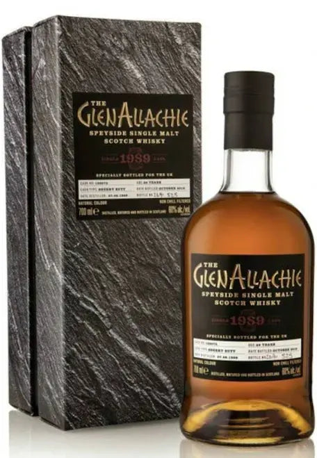 image_696c908b-bb05-4ff9-9d97-667b4ceb4873 1989 GlenAllachie Sherry Butt Single Cask 29 Year Old Single Malt Scotch Whisky 700ml - Image 1