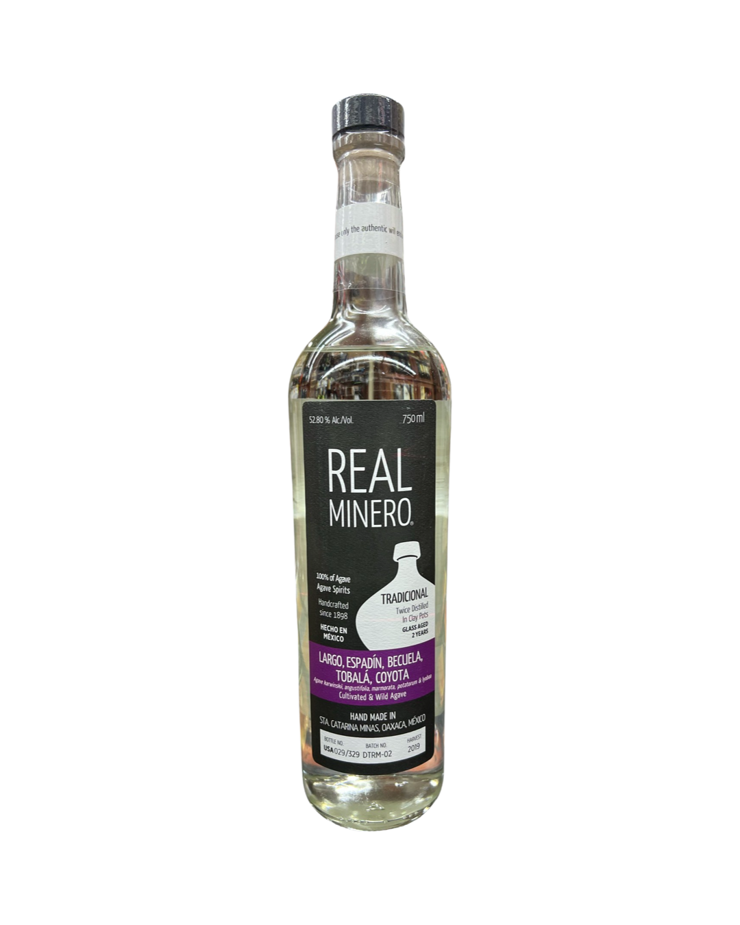 image_6ca7d3a6-0b80-4c18-8d5e-db0c4c45632b Real Minero Field Blend 5 Largo Espadin Coyota Becuela Tobala Mezcal 750ml - Image 1