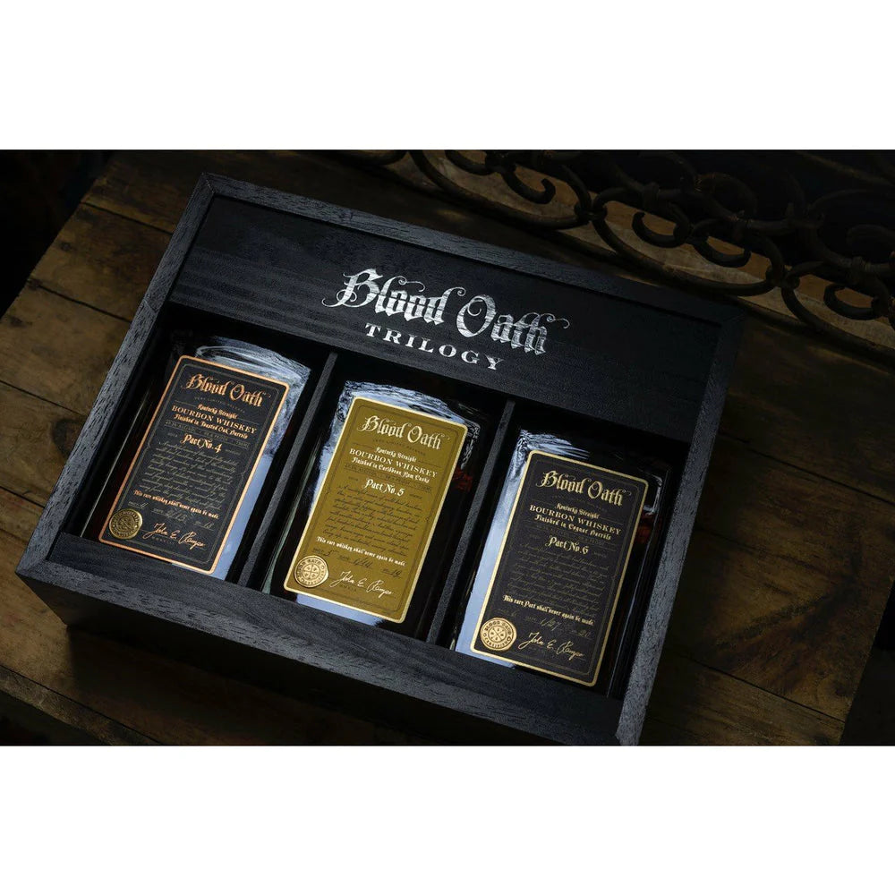 image_75935c3a-61f0-447e-81c1-8bcfa55a54ee Blood Oath Trilogy Second Edition Pact No 4-5-6 Bourbon Whiskey - Image 1