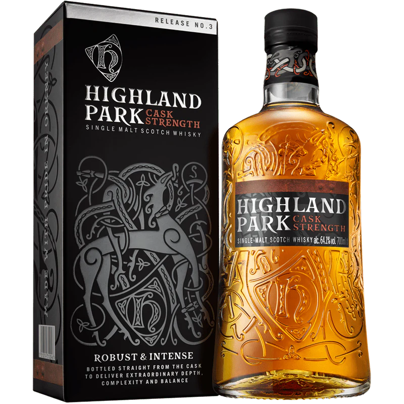 image_7b5aaaf1-cccd-4eec-be98-1d4a9d384ccf Highland Park No. 3 Cask Strength Release Single Malt Scotch Whiskey 750ml - Image 1