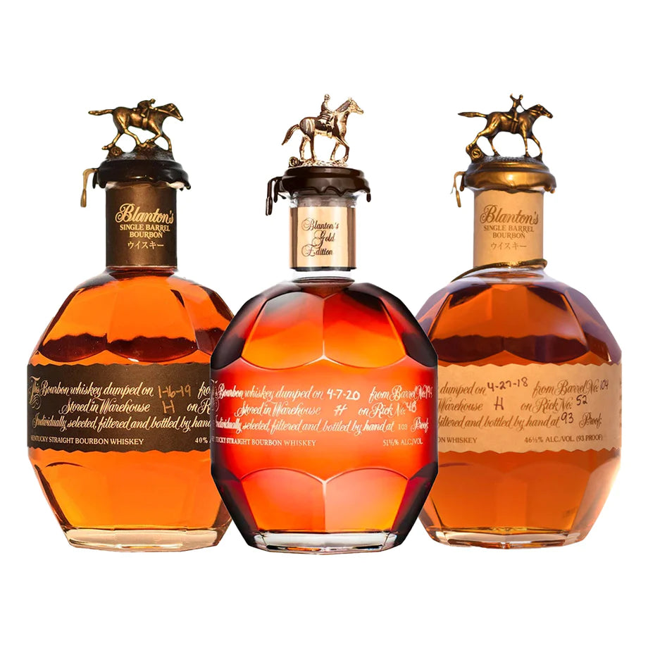 image_84e5e9ac-ae91-41d1-85bf-a3d830ab2d35 Blanton's Gold, Blanton's Black & Blanton's Takara Red Bundle Pack - Image 1