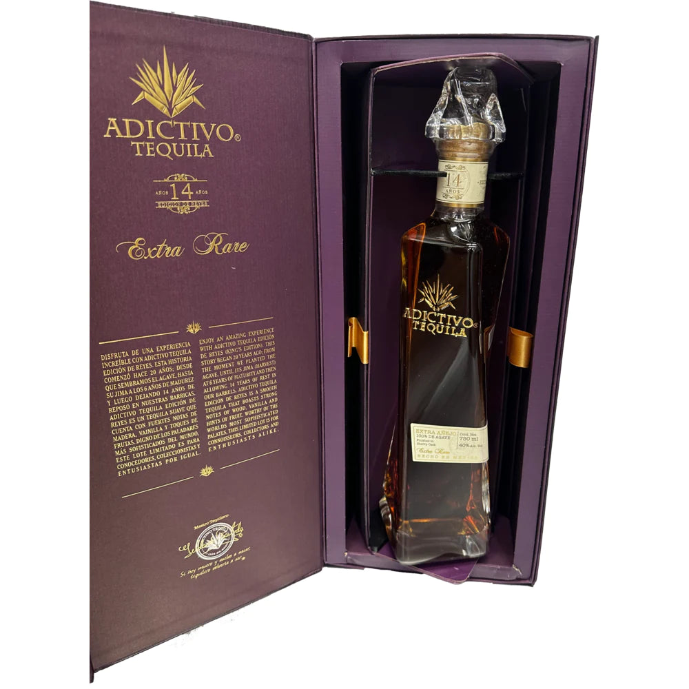 image_c5d81a5a-2d0f-4f03-9466-4b13b64857fd Adictivo 14 Year Old Extra Rare Extra Anejo Tequila 750ml - Image 1