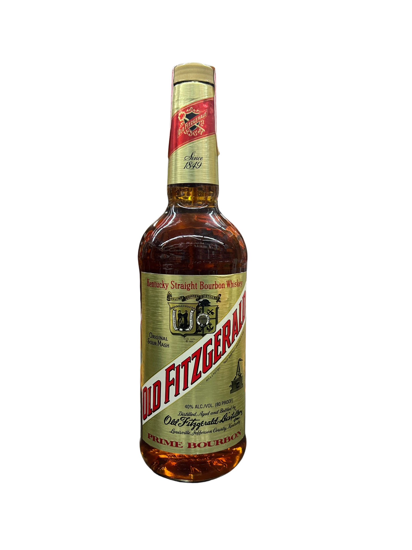 image_cdb5b0fa-6695-4c7d-81d9-06f0c1904ac2 1988 Old Fitzgerald Prime Original Sour Mash Straight Bourbon Whiskey 750ml - Image 1