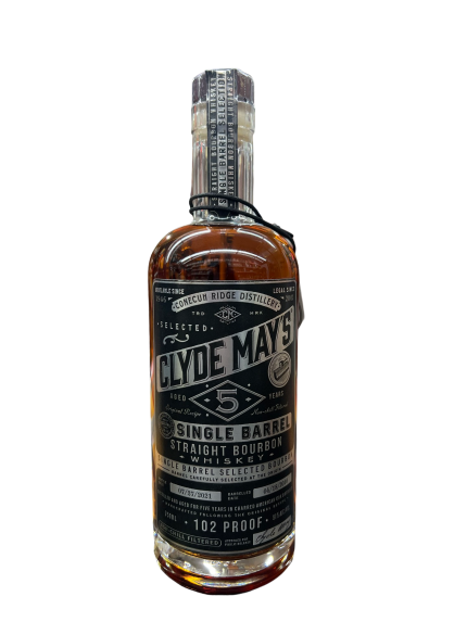 Clyde May's Single Barrel 5 Year Old El Cerrito Liquor Store Pick Straight Bourbon Whiskey 750ml
