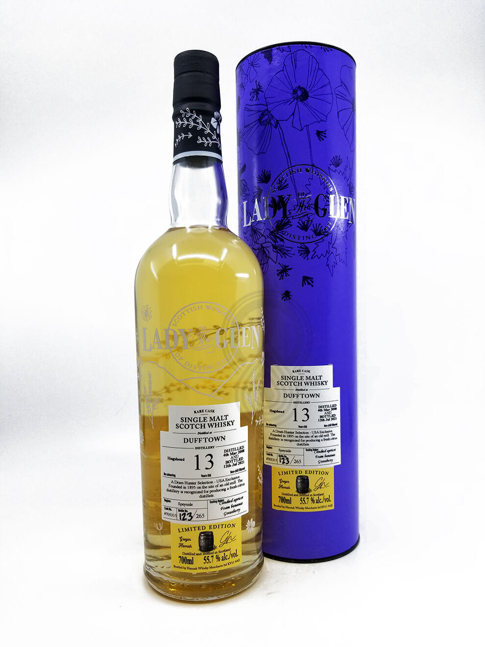 image_ff32a646-27f4-4a81-89d8-140a7c0a489b Lady of the Glen Dufftown 13 Year Old Single Malt Scotch Whisky 700ml - Image 1